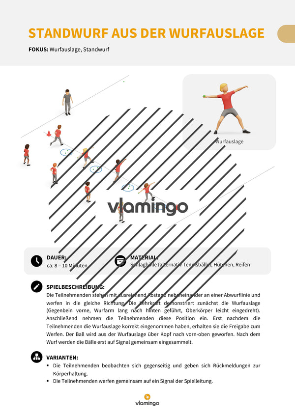 Weitwurf mit dem Schlagball: Das Praxis-Handbuch für den Sportunterricht (Übungen, Spiele und Technikkarten)