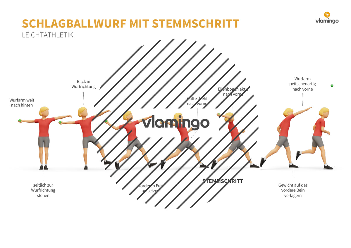 Weitwurf mit dem Schlagball: Das Praxis-Handbuch für den Sportunterricht (Übungen, Spiele und Technikkarten)