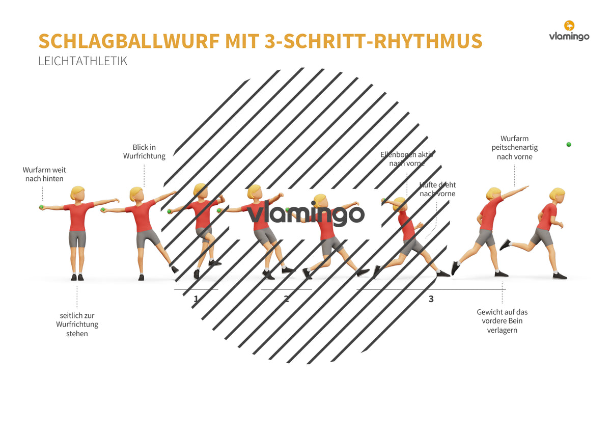 Weitwurf mit dem Schlagball: Das Praxis-Handbuch für den Sportunterricht (Übungen, Spiele und Technikkarten)