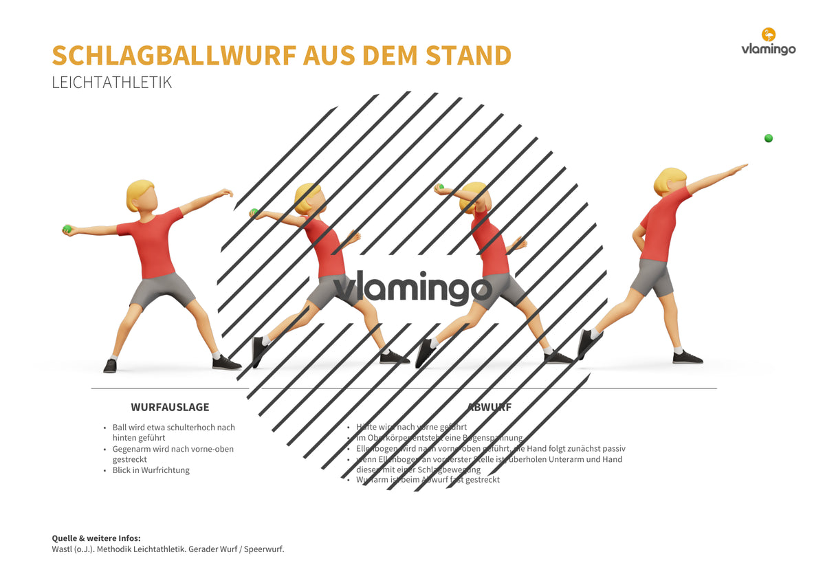 Weitwurf mit dem Schlagball: Das Praxis-Handbuch für den Sportunterricht (Übungen, Spiele und Technikkarten)