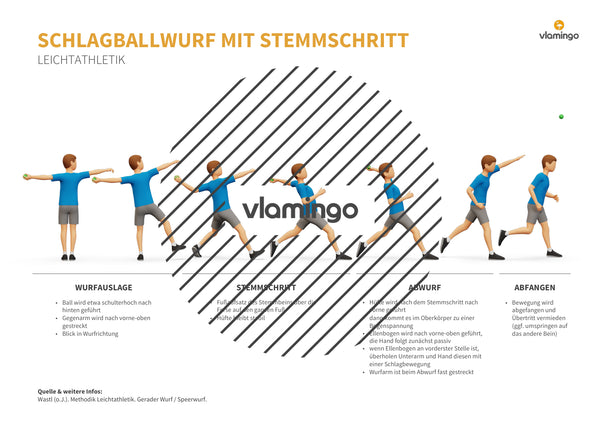 Weitwurf mit dem Schlagball: Das Praxis-Handbuch für den Sportunterricht (Übungen, Spiele und Technikkarten)
