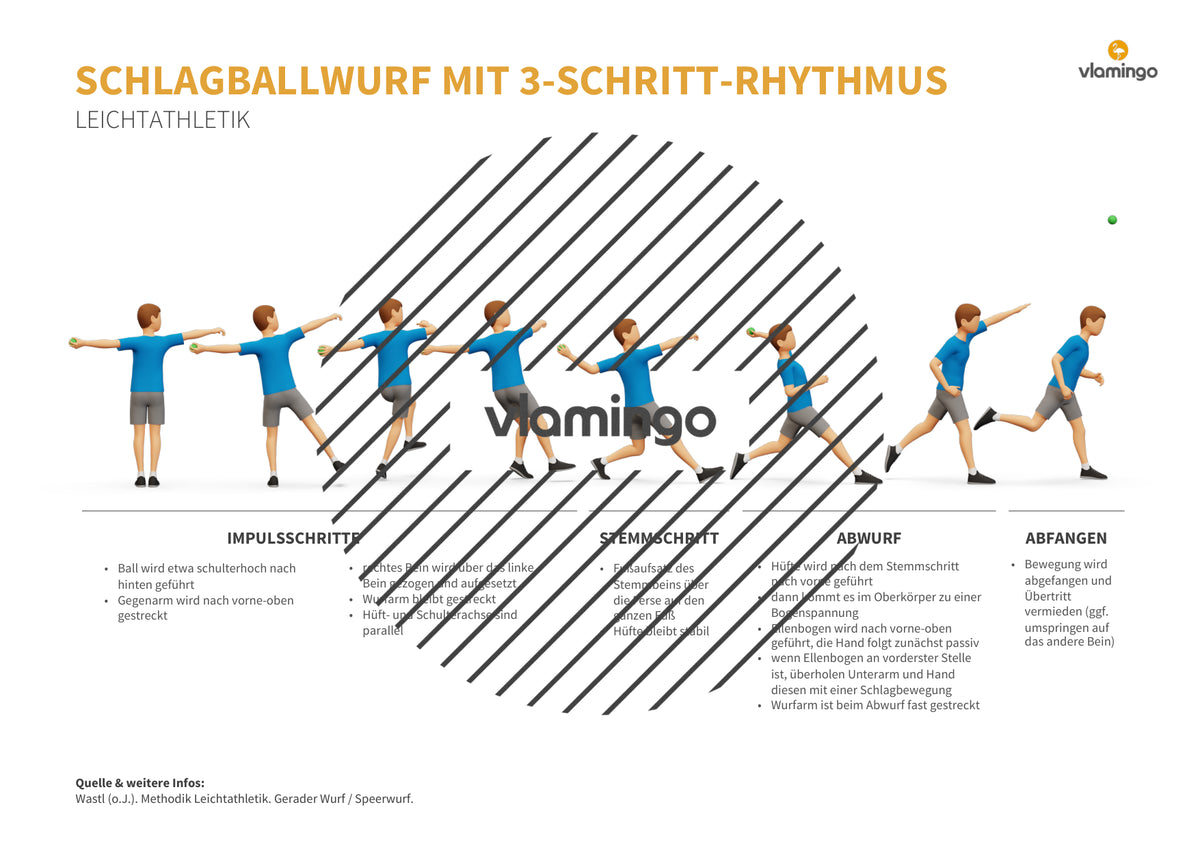 Weitwurf mit dem Schlagball: Das Praxis-Handbuch für den Sportunterricht (Übungen, Spiele und Technikkarten)
