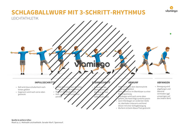 Weitwurf mit dem Schlagball: Das Praxis-Handbuch für den Sportunterricht (Übungen, Spiele und Technikkarten)