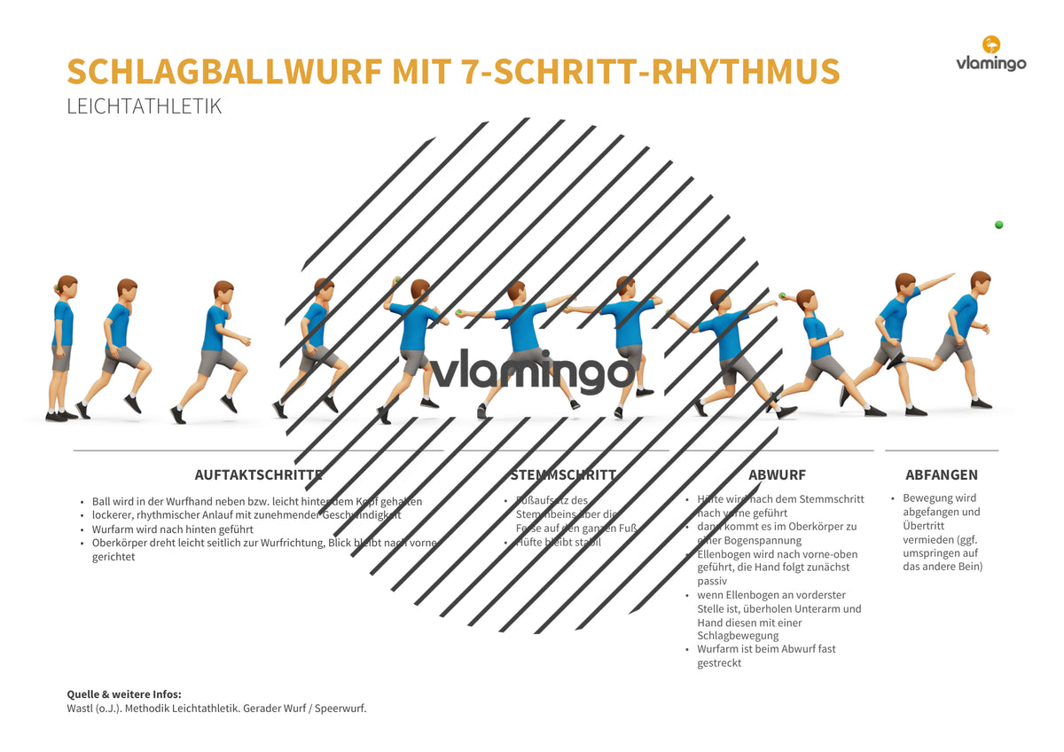 Weitwurf mit dem Schlagball: Das Praxis-Handbuch für den Sportunterricht (Übungen, Spiele und Technikkarten)