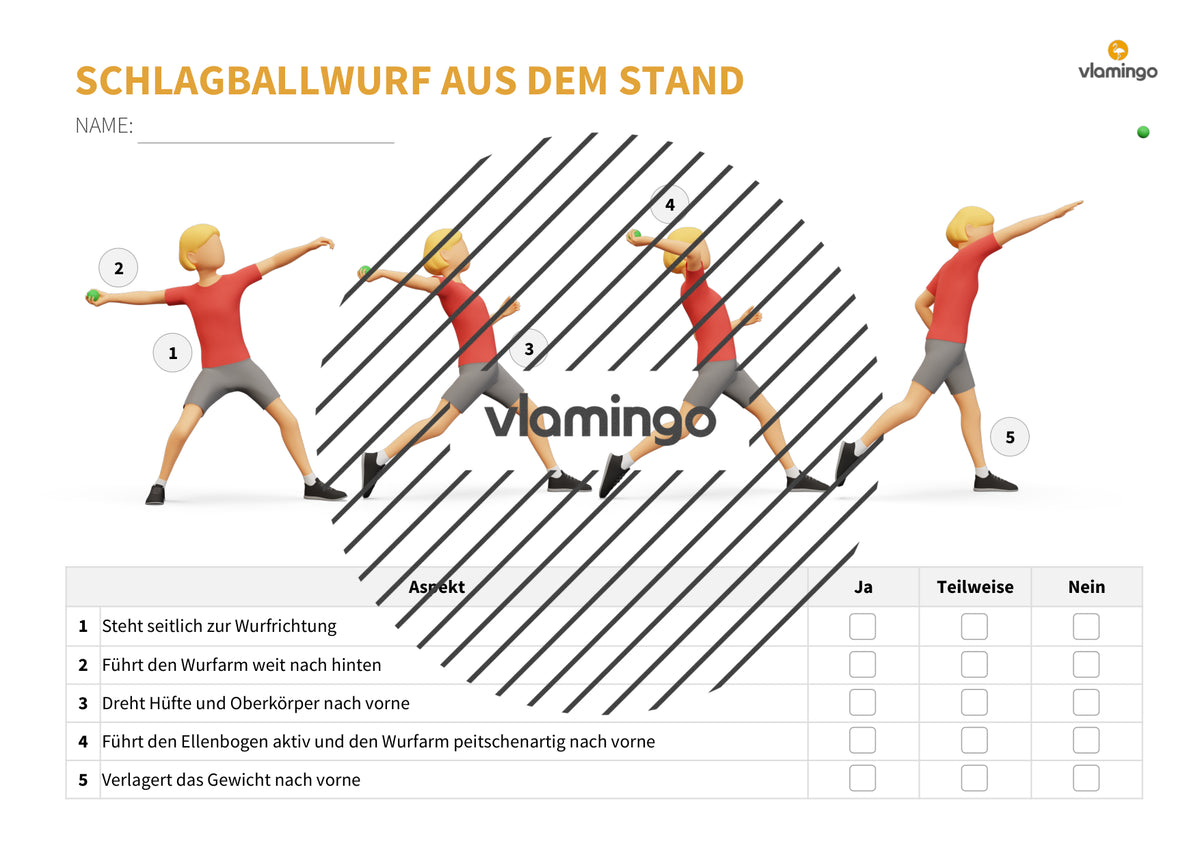 Weitwurf mit dem Schlagball: Das Praxis-Handbuch für den Sportunterricht (Übungen, Spiele und Technikkarten)