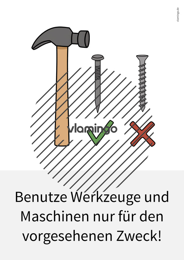 Regeln im Werk- und Technikraum: 40+ Werkraumregeln als Bildkarten (Klasse 5–10)