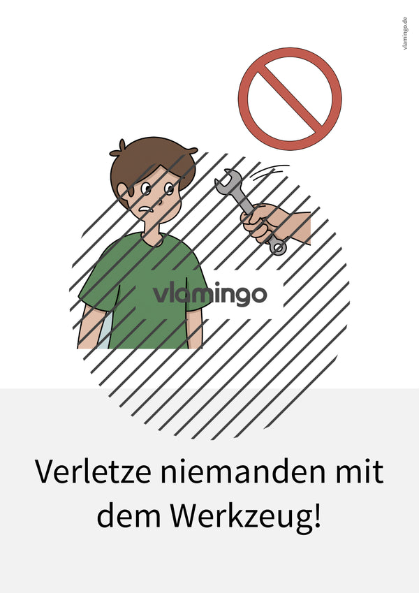 Regeln im Werk- und Technikraum: 40+ Werkraumregeln als Bildkarten (Klasse 5–10)