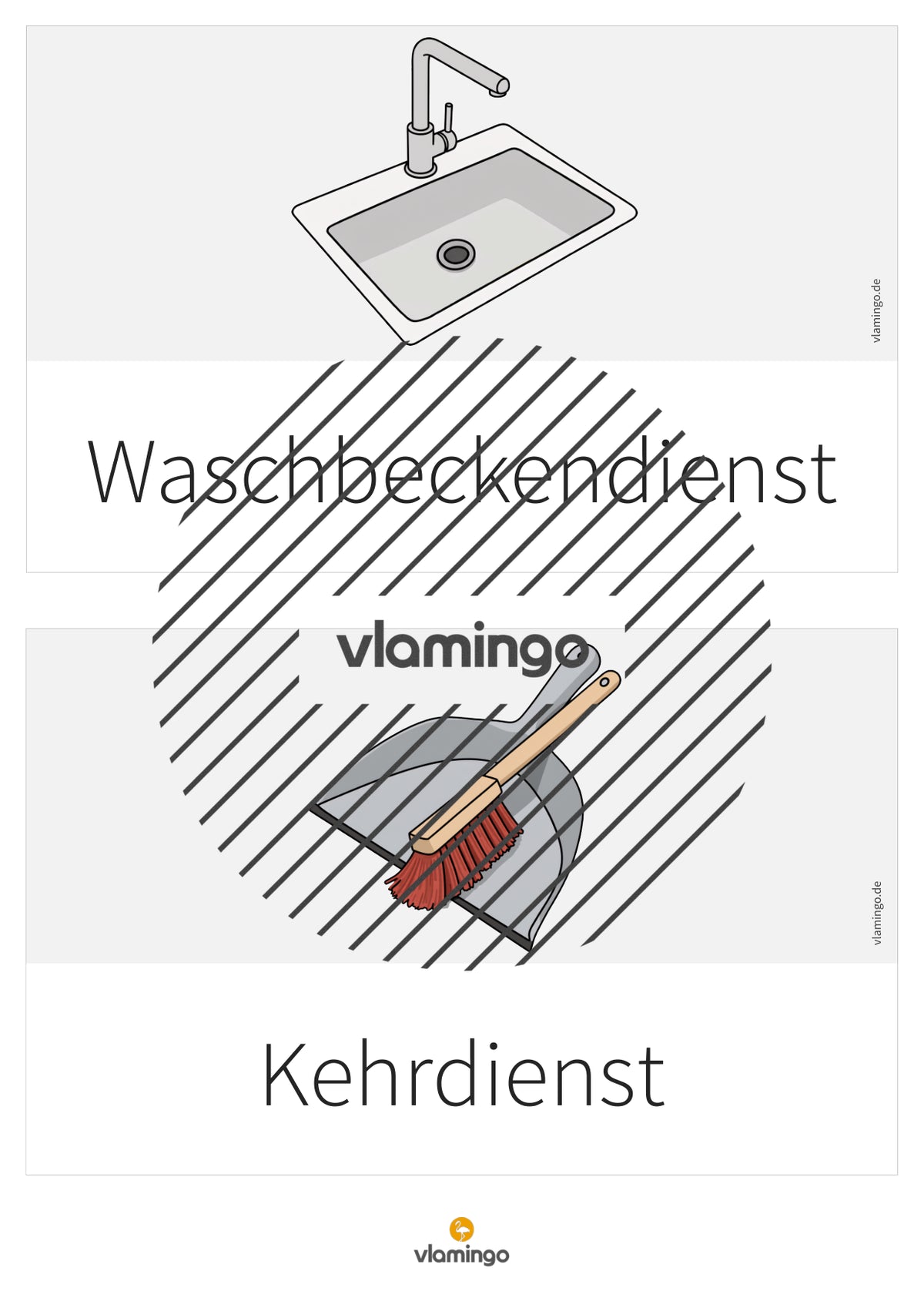 Werkraumdienste: Bildkarten für den Werk- und Technikunterricht