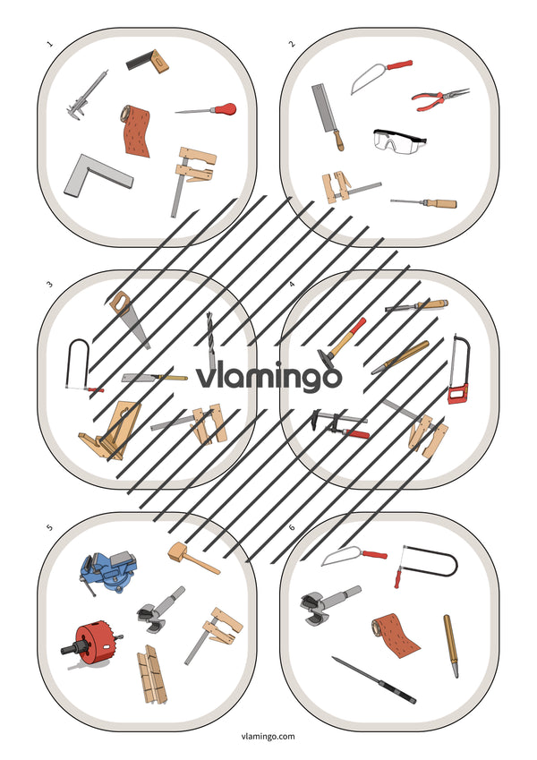 Herramientas: ¡Match! para la enseñanza de tecnología y técnica (juego)