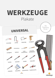 Werkzeuge: Plakate für den Werk- und Technikunterricht