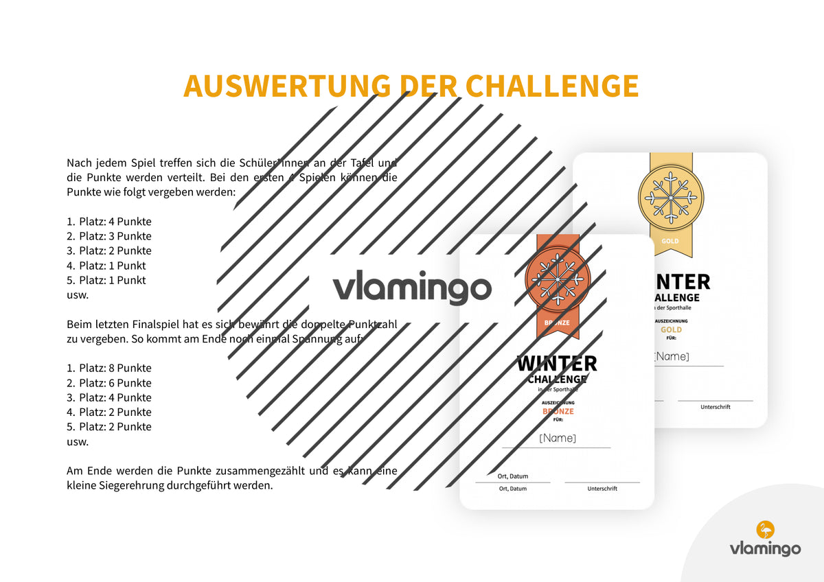 Winter-Challenge in der Sporthalle: 5 Mini-Games für den Sportunterricht