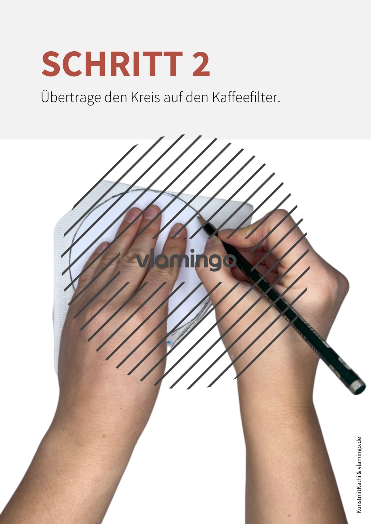 Kaffeefilter-Bilder: Winteredition für den Kunstunterricht (Bastelanleitung)