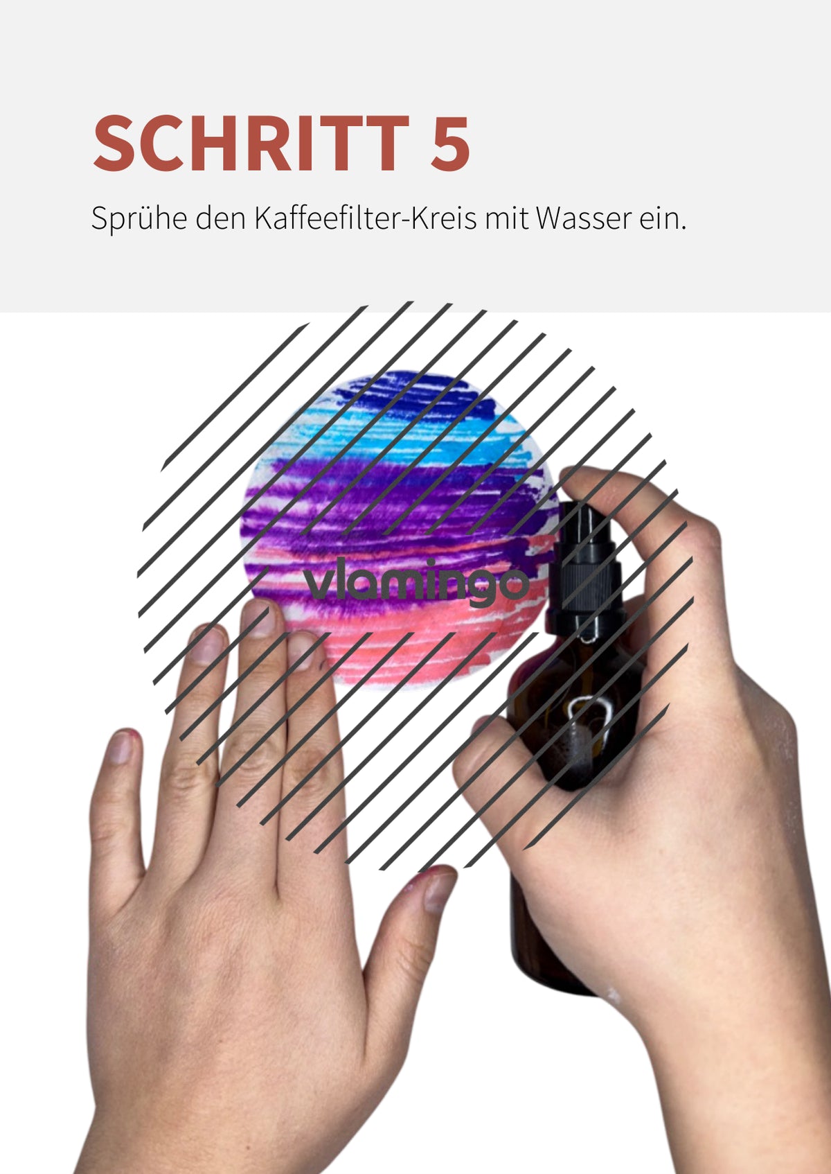 Kaffeefilter-Bilder: Winteredition für den Kunstunterricht (Bastelanleitung)