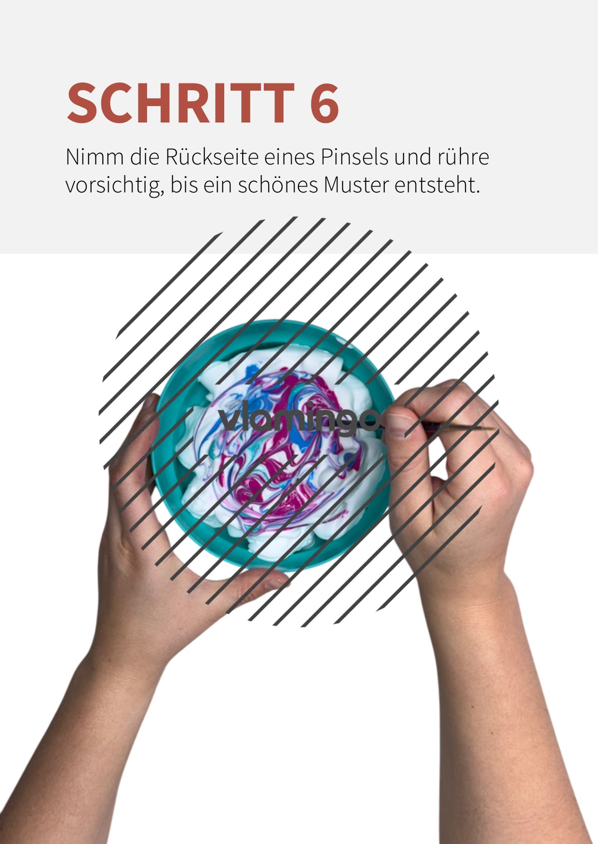 Rasierschaum-Bilder für den Winter (Bastelanleitung)