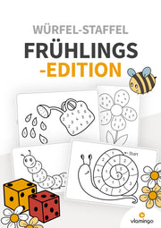 Würfel-Staffel: Frühlings-Edition für den Sportunterricht