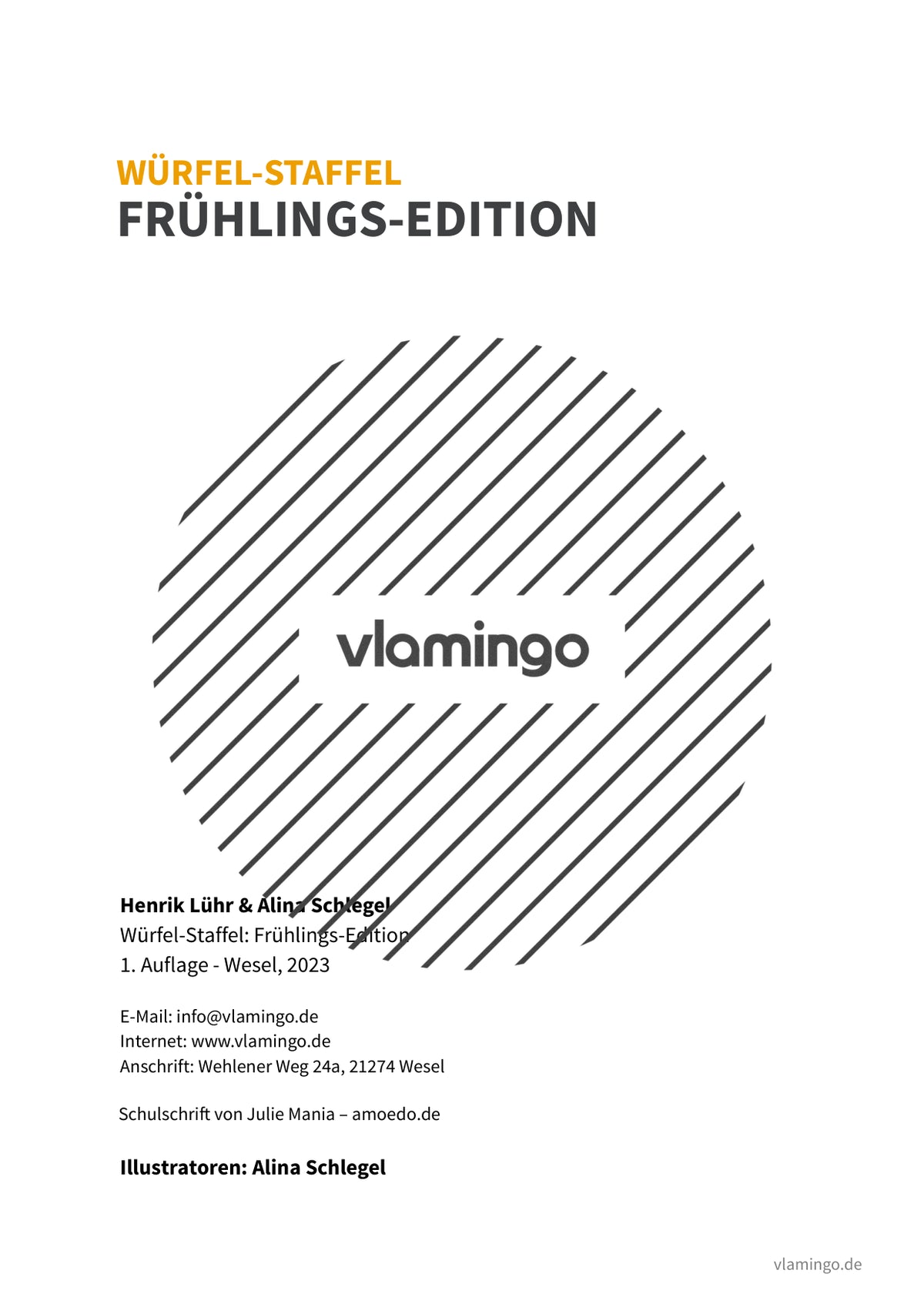 Würfel-Staffel: Frühlings-Edition für den Sportunterricht