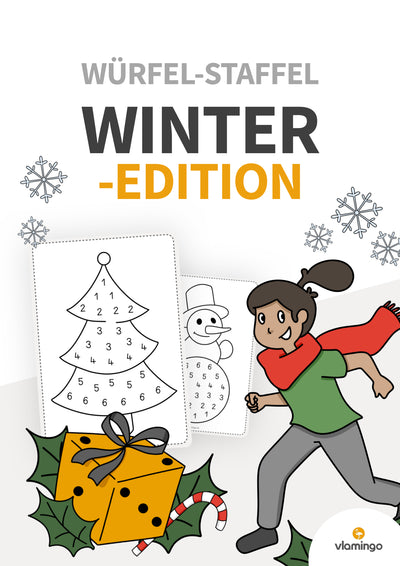 Würfel-Staffel: Winter-Edition für den Sportunterricht