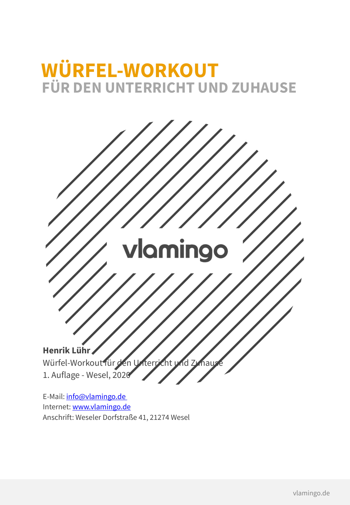 Würfel-Workout für zuhause oder den Unterricht - vlamingo