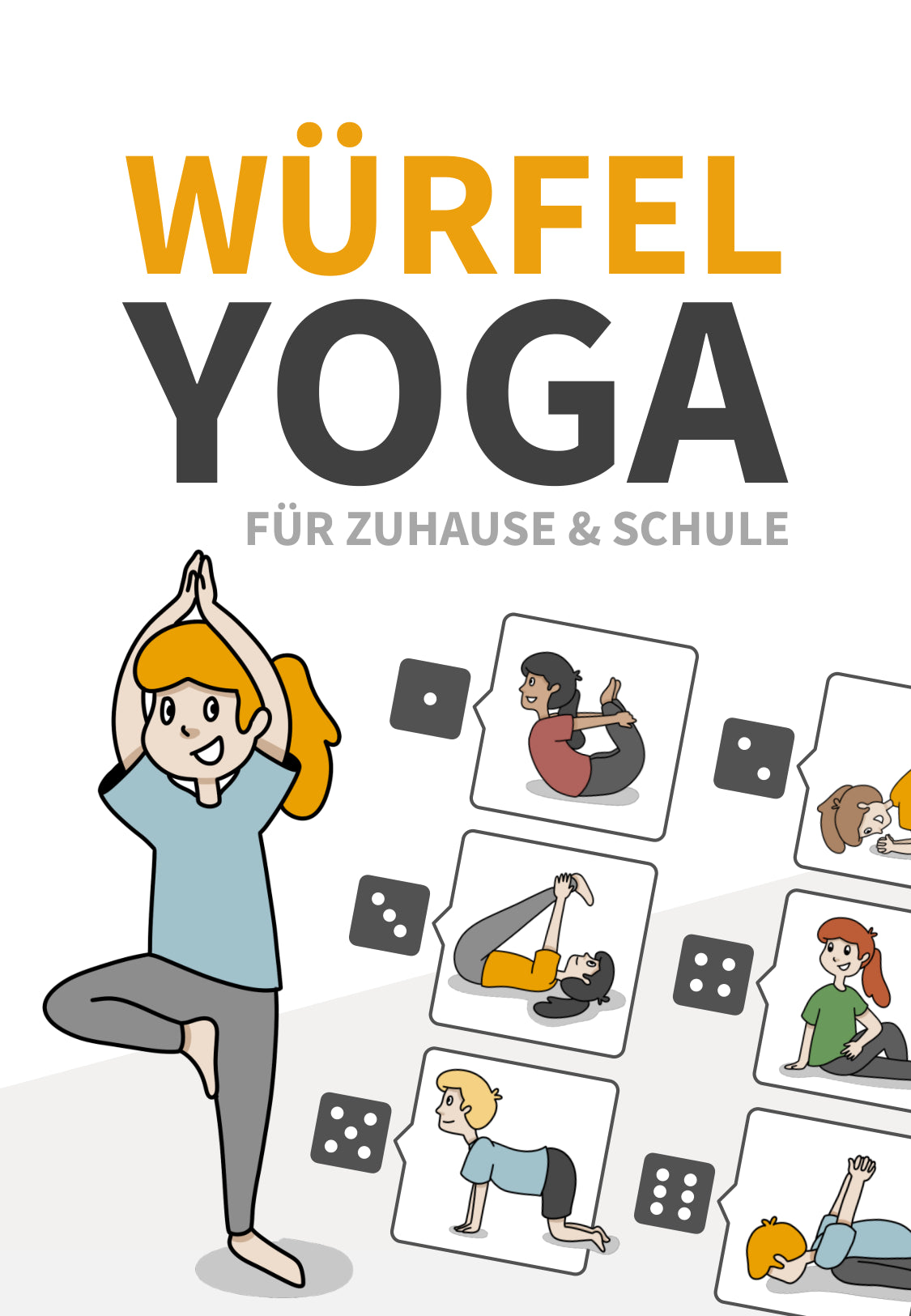 Würfel-Yoga für zuhause, Kindergarten & Schule (Kinderyoga)