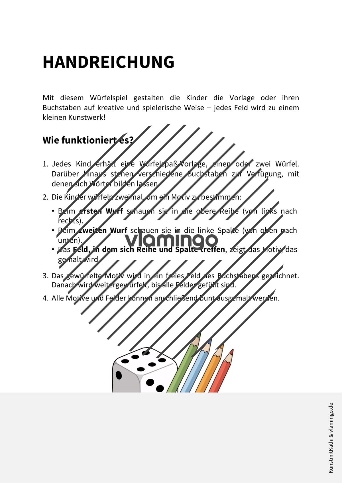 Würfelspaß: Karneval-Edition für den Kunstunterricht (Fasching / Fastnacht)