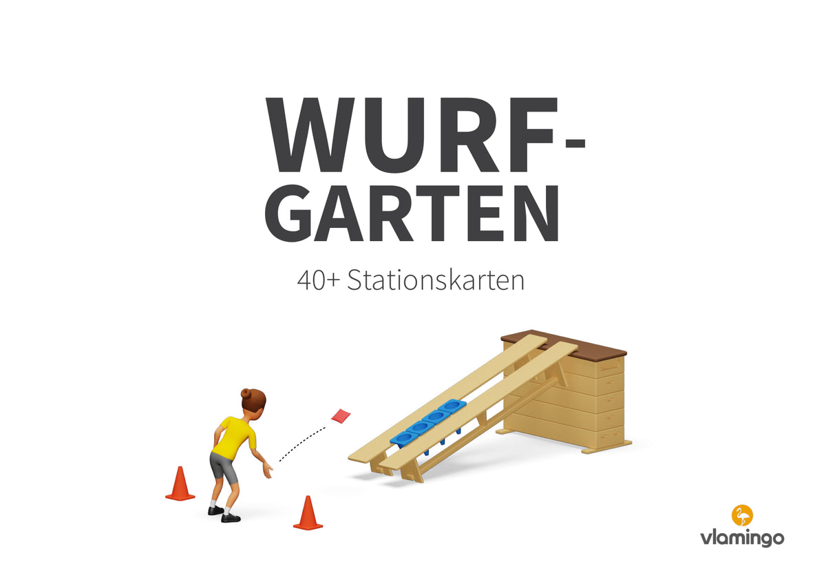 Wurfgarten: 40 Stationskarten für den Sportunterricht