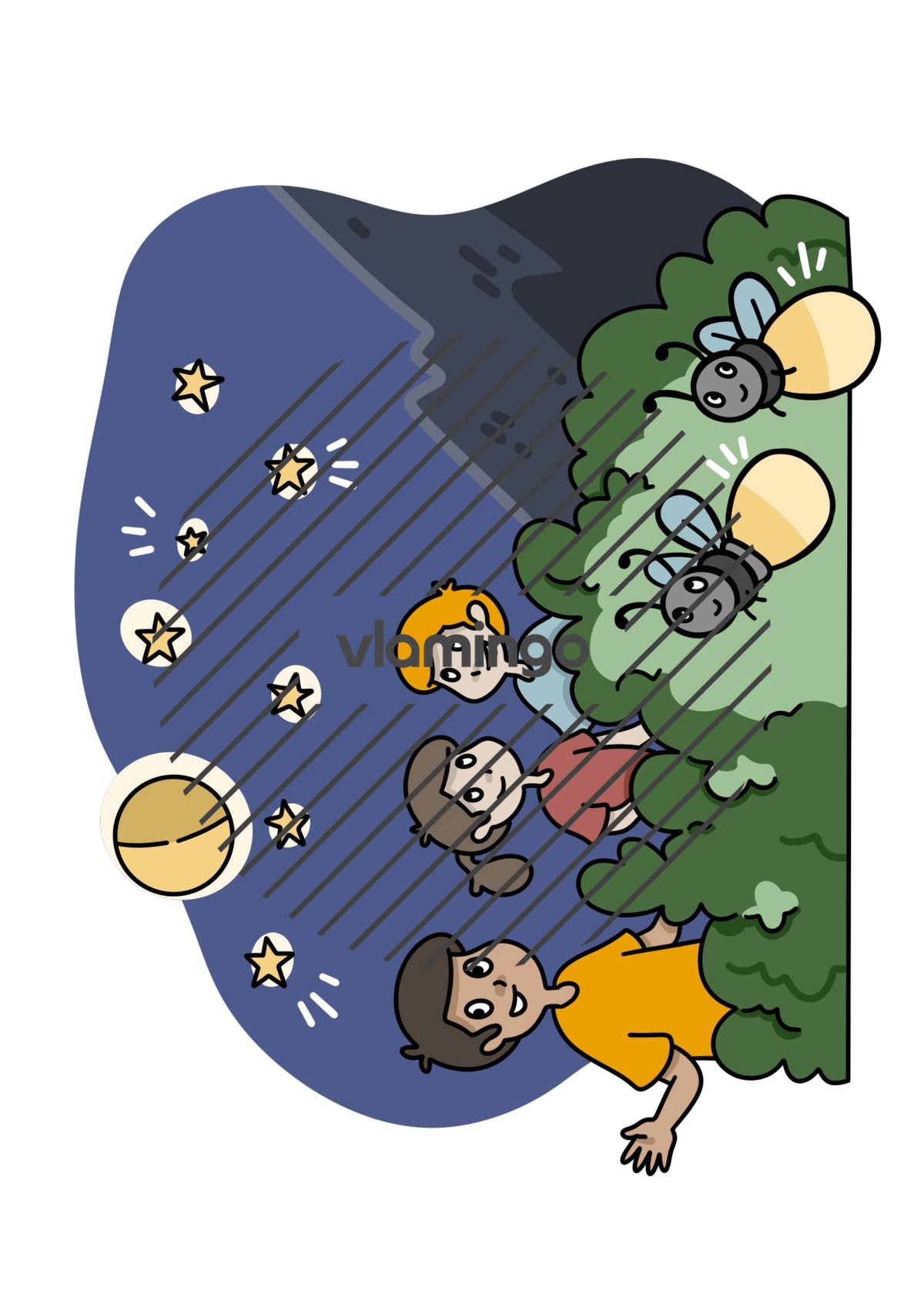 Yoga-Geschichte: Die Sternensammler (Kinderyoga / Bewegungsgeschichte)