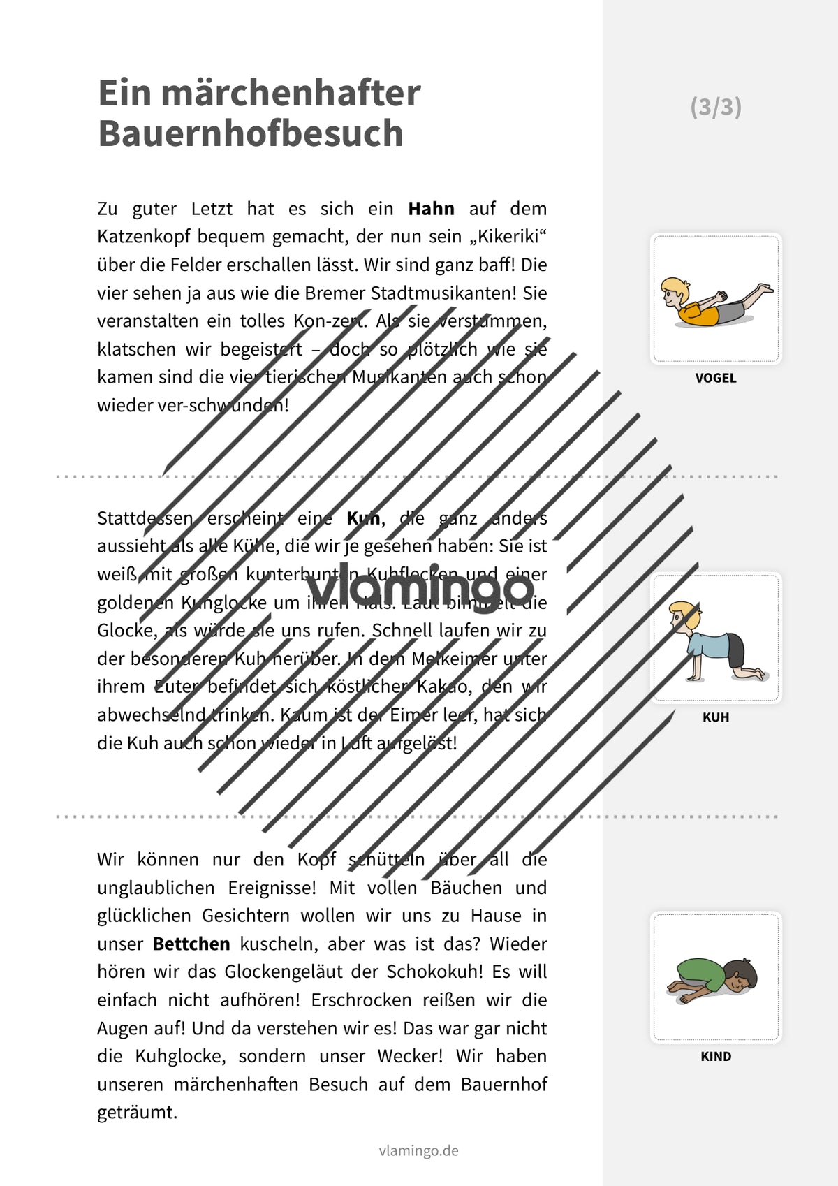 Yoga-Geschichte: Ein märchenhafter Bauernhofbesuch (Kinderyoga / Bewegungsgeschichte)