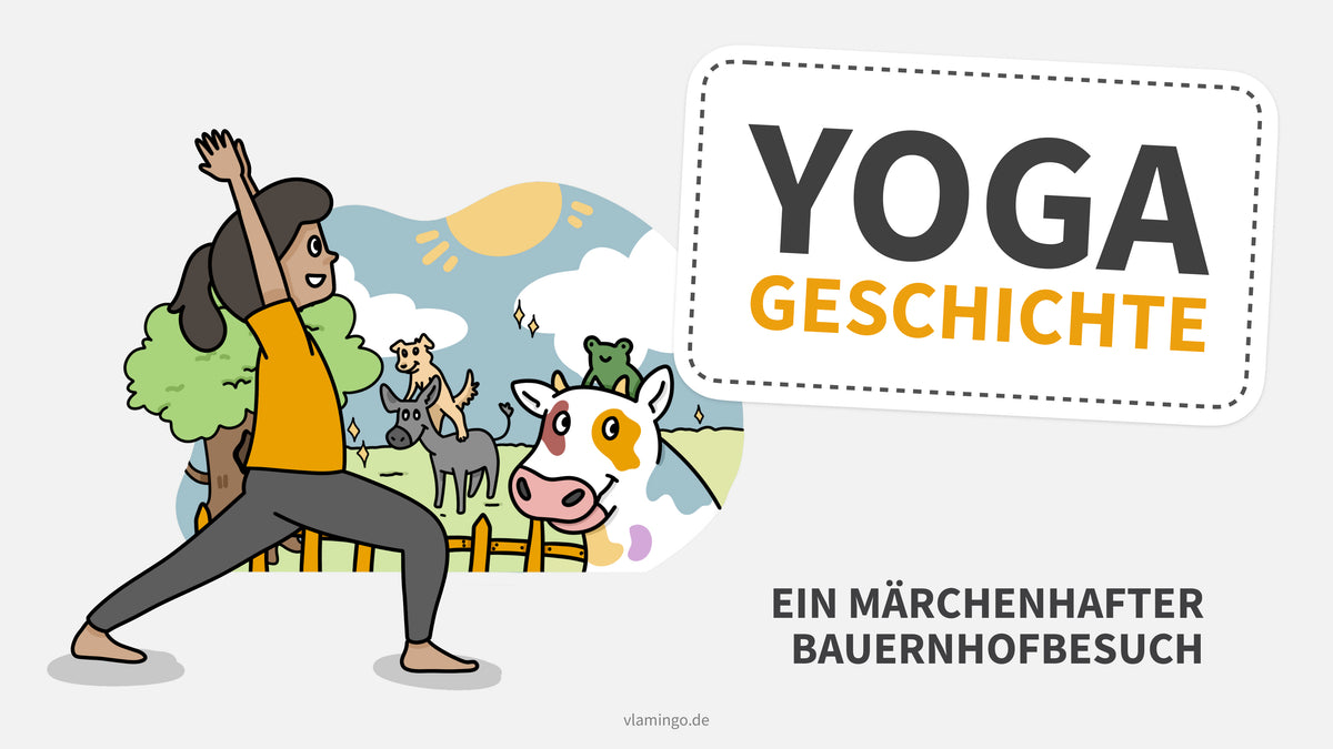 Yoga-Geschichte: Ein märchenhafter Bauernhofbesuch (Kinderyoga / Bewegungsgeschichte)