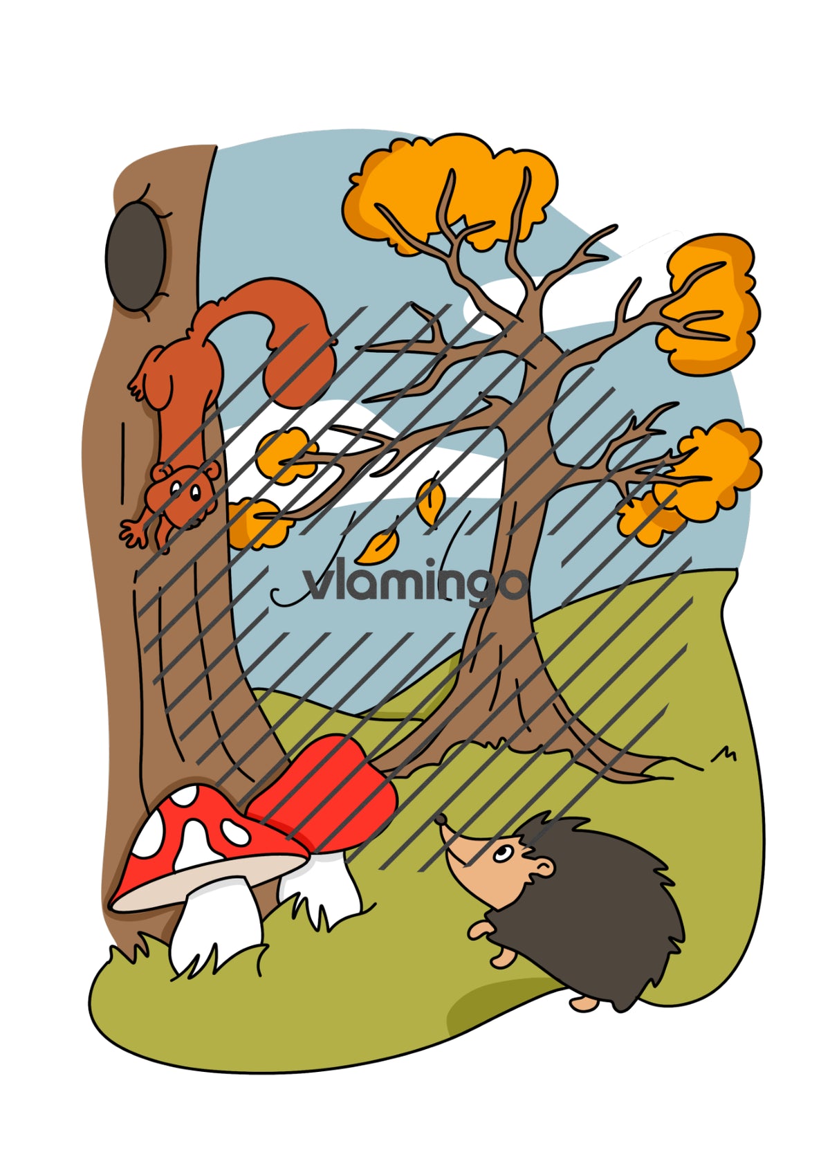 Yoga-Geschichte: Herbst unterm Apfelbaum (Kideryoga / Bewegungsgeschichte)