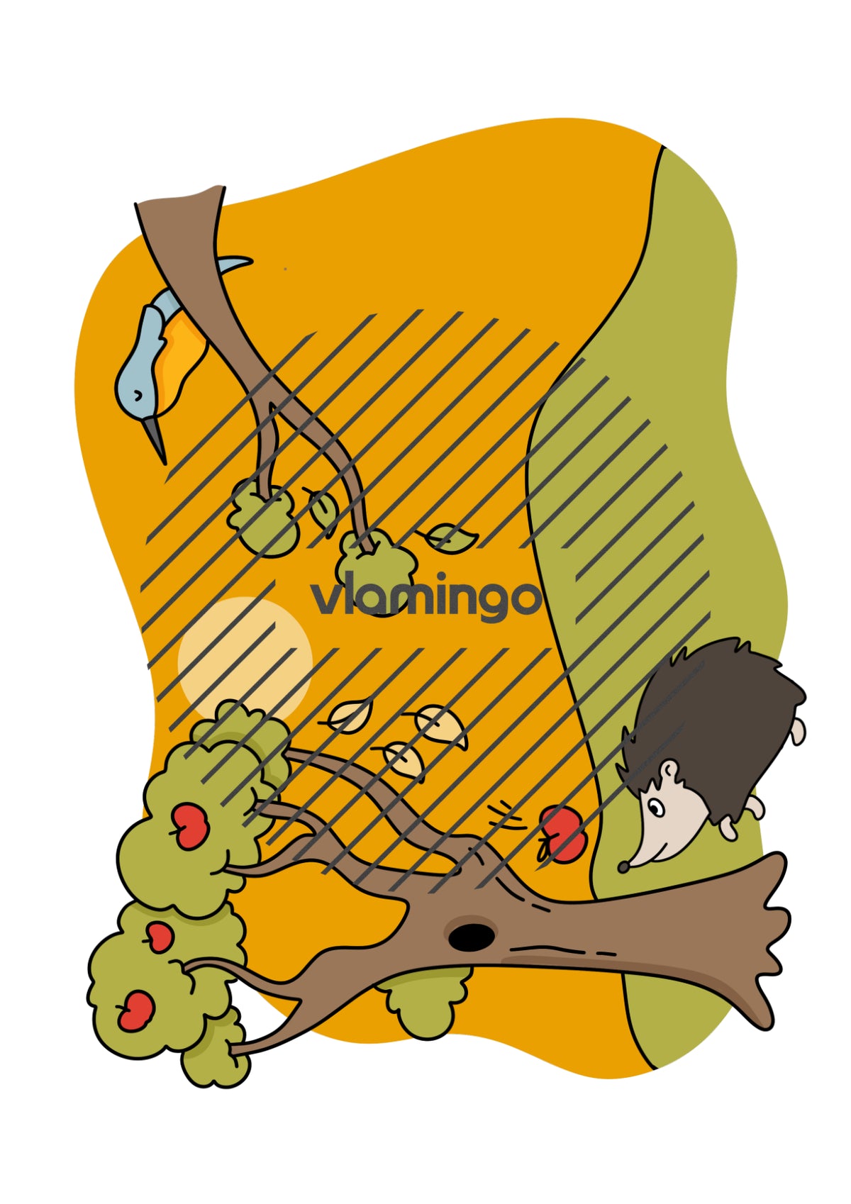 Yoga-Geschichte: Herbst unterm Apfelbaum (Kideryoga / Bewegungsgeschichte)