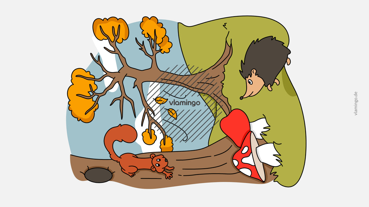 Yoga-Geschichte: Herbst unterm Apfelbaum (Kideryoga / Bewegungsgeschichte)