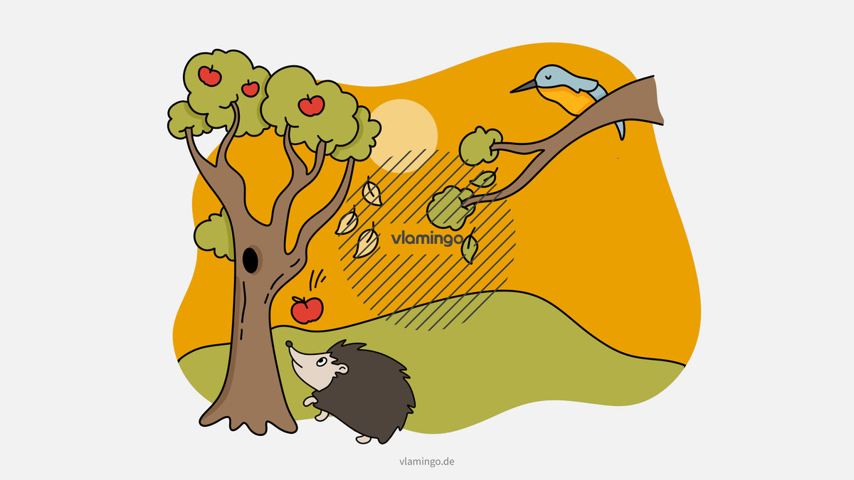 Yoga-Geschichte: Herbst unterm Apfelbaum (Kideryoga / Bewegungsgeschichte)