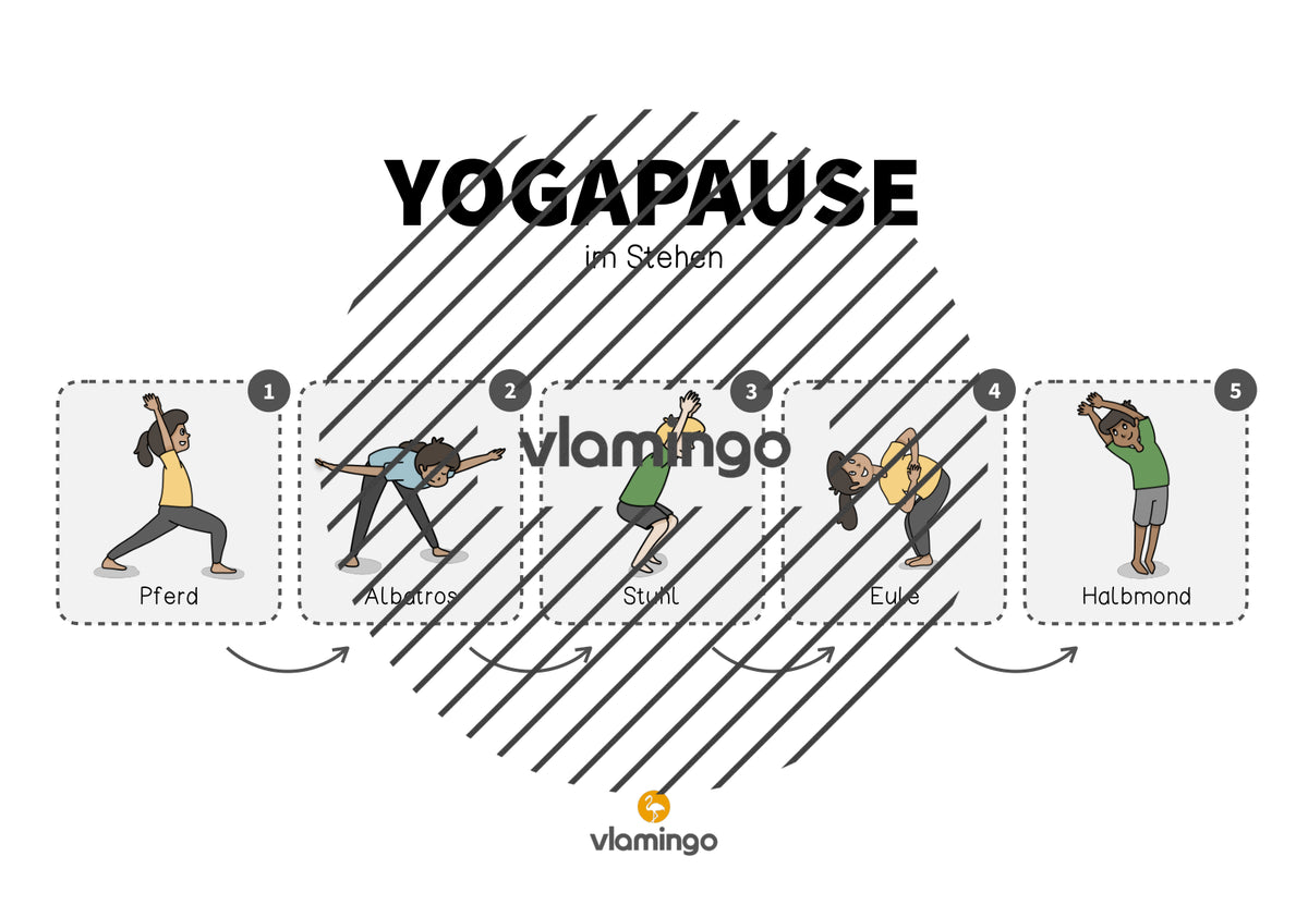 Yoga-Pausen im Unterricht, im Kindergarten oder zuhause