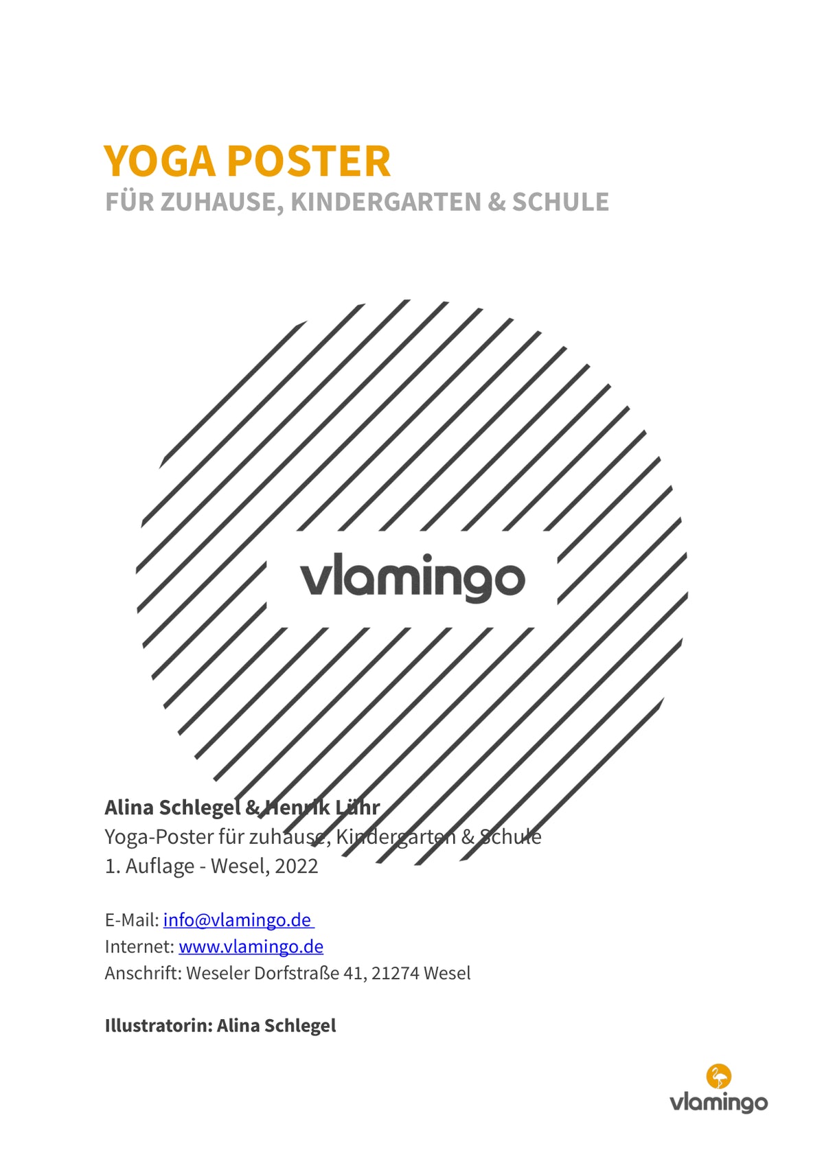 Yoga-Poster für zuhause, Kindergarten & Schule (Kinderyoga)