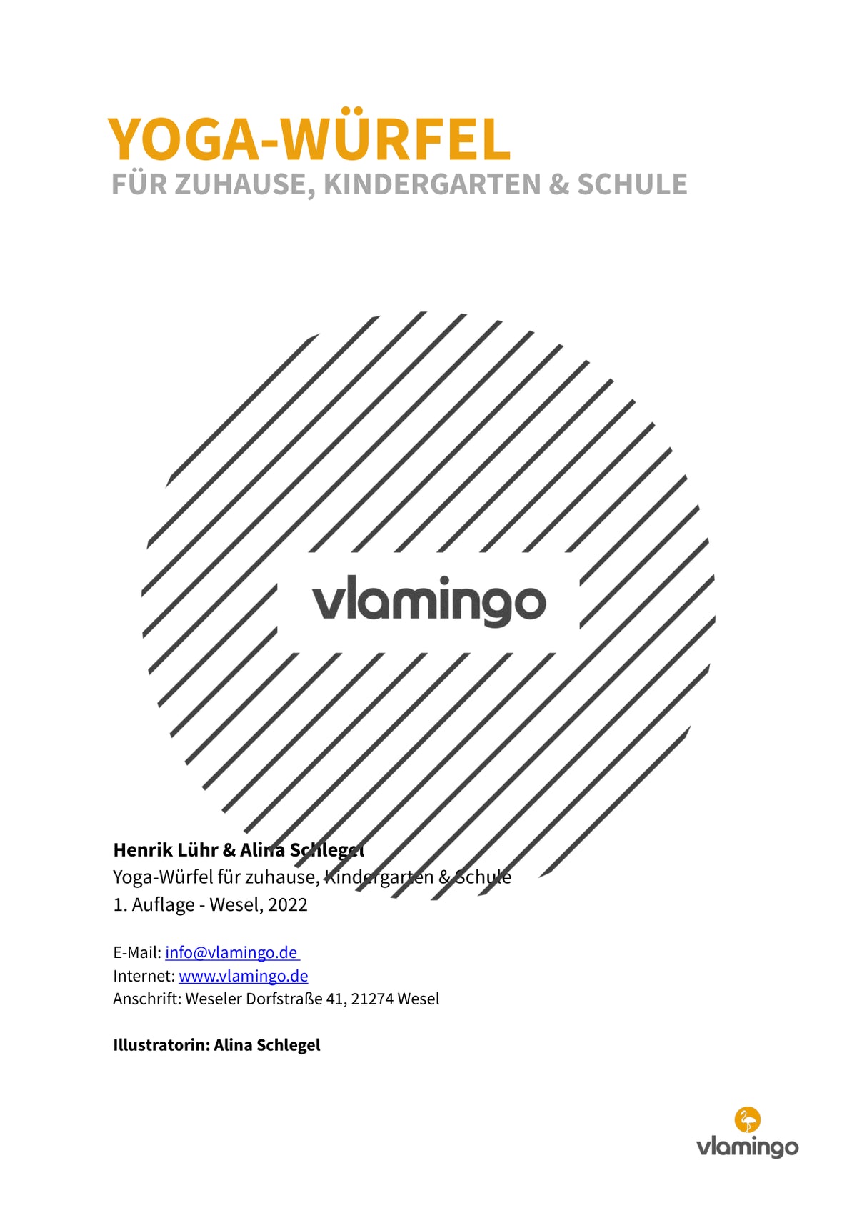 Yoga-Würfel für zuhause, Kindergarten und Schule