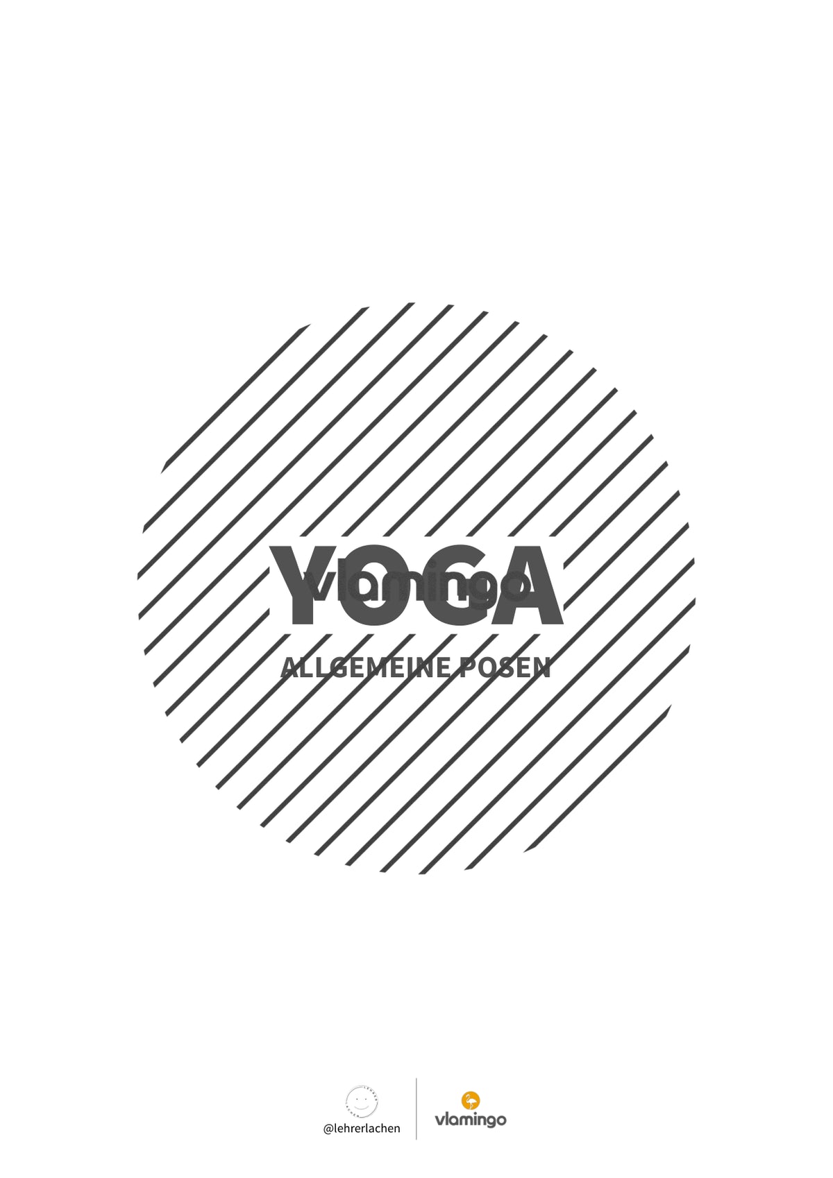 Yoga-Würfel-Poster für zuhause, Kindergarten und Schule