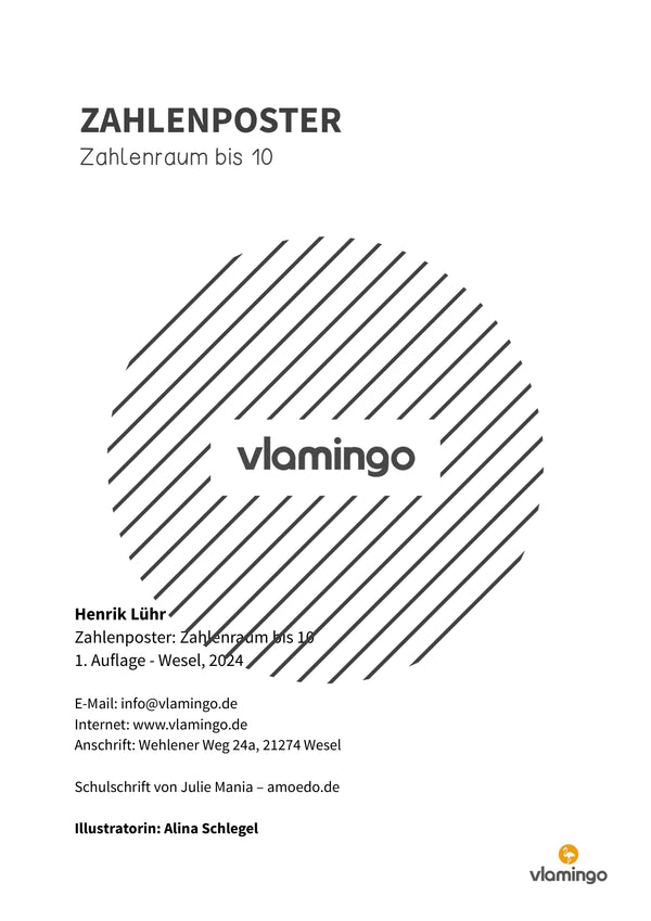 Zahlenposter: Zahlenraum bis 10