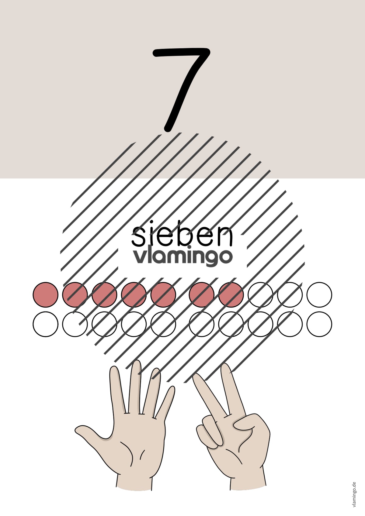 Zahlenposter: Zahlenraum bis 20