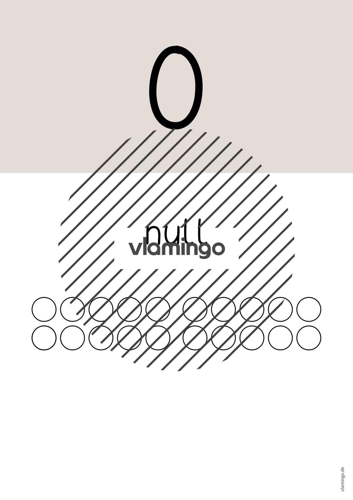 Zahlenposter: Zahlenraum bis 20