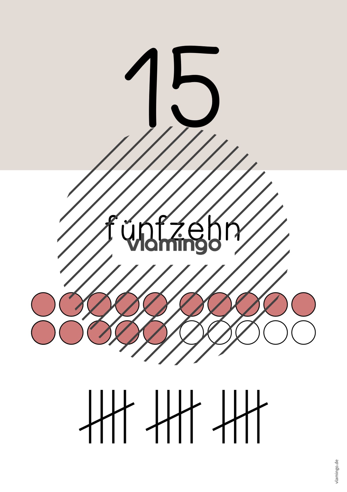Zahlenposter: Zahlenraum bis 20
